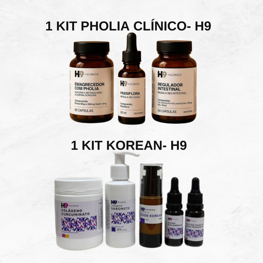 1 PHOLIA CLÍNICO + 1 KOREAN - H9 PREMIUM