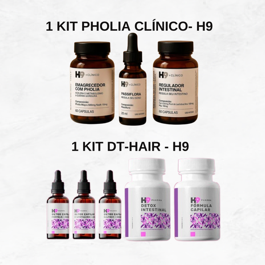 1 PHOLIA CLÍNICO + 1 DT-HAIR - H9 PREMIUM